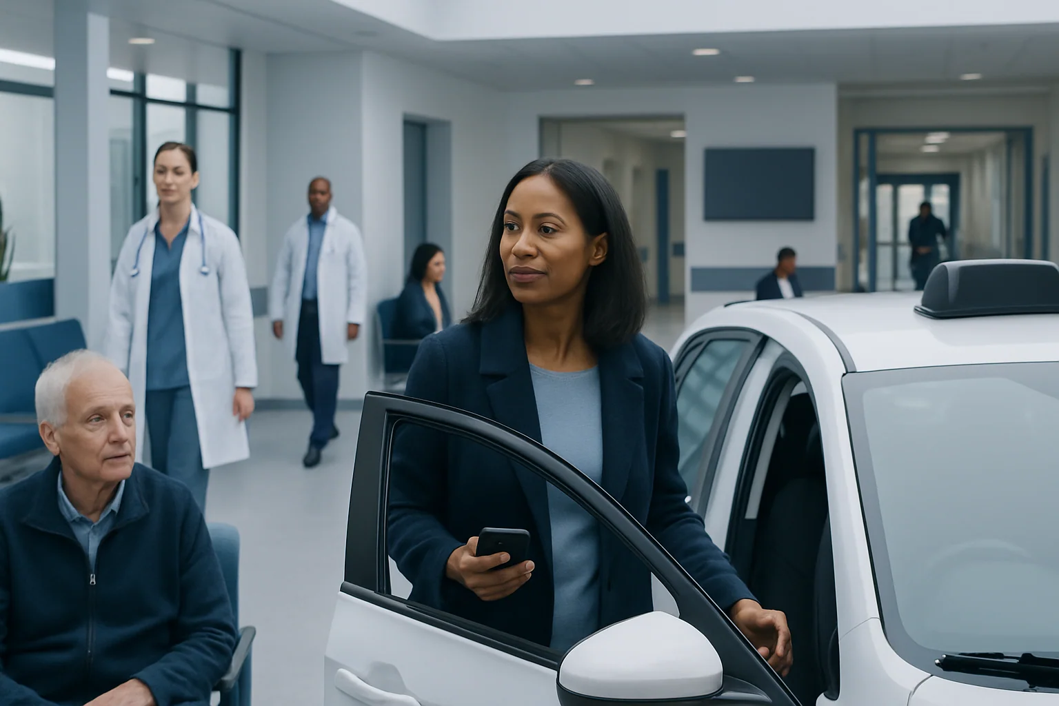 Using Taxis and Ride-Hailing Apps for Hospital Visits in Turkey