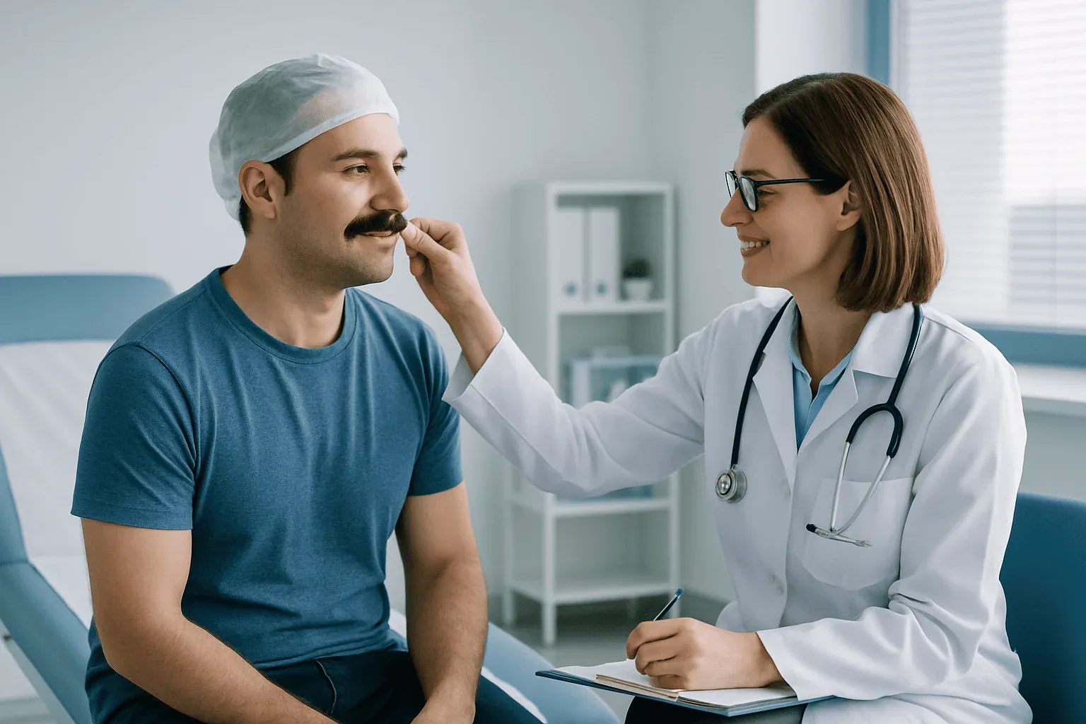 Moustache Transplants: Filling Gaps and Scars in the Upper Lip, Properly